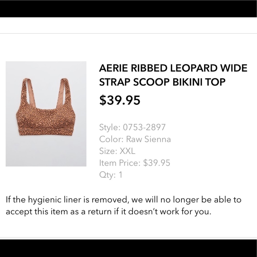 Aerie Wide Strap Swim Top